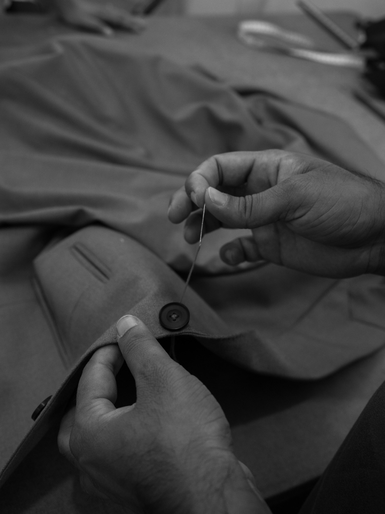 Hand stitching